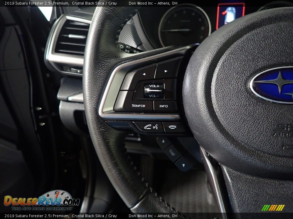2019 Subaru Forester 2.5i Premium Crystal Black Silica / Gray Photo #31