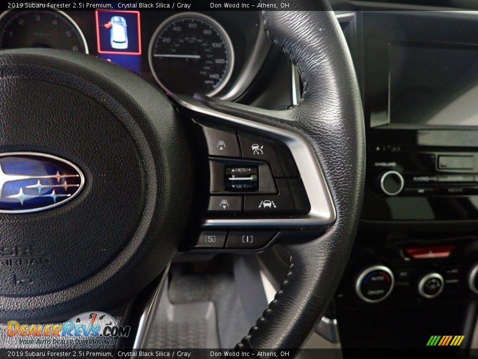 2019 Subaru Forester 2.5i Premium Crystal Black Silica / Gray Photo #32