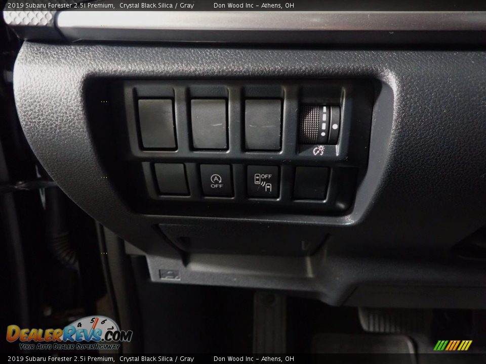 2019 Subaru Forester 2.5i Premium Crystal Black Silica / Gray Photo #33