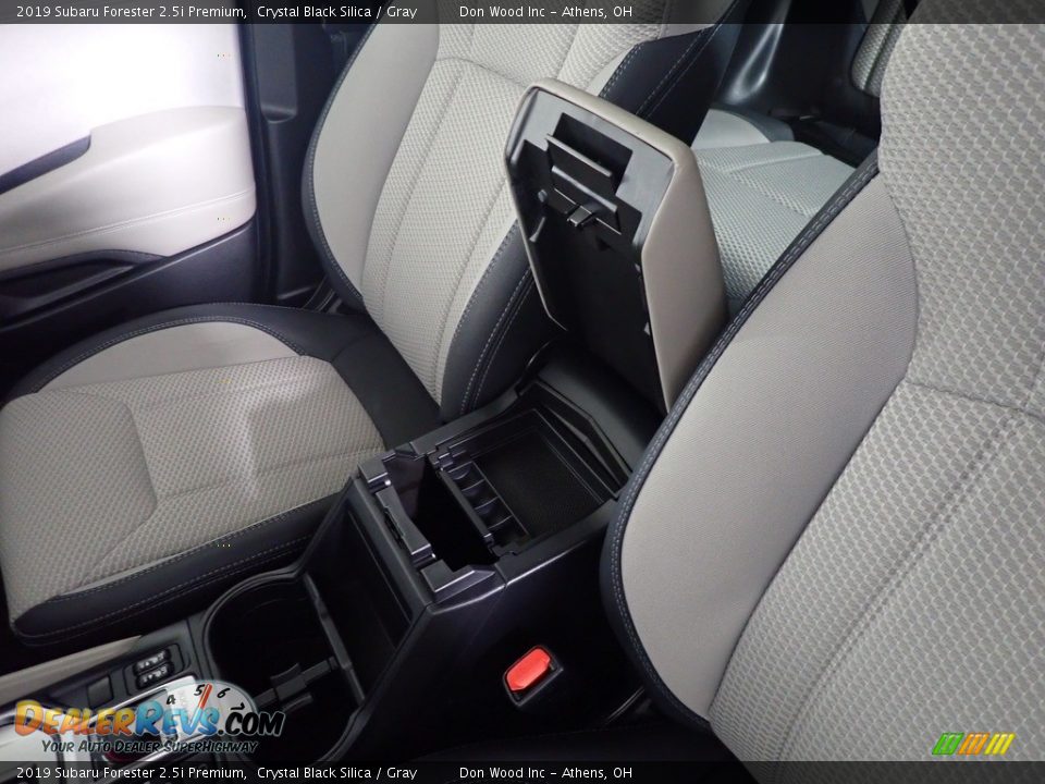 2019 Subaru Forester 2.5i Premium Crystal Black Silica / Gray Photo #35