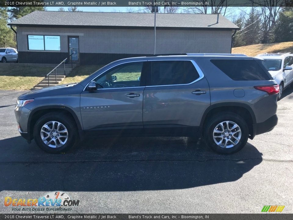 2018 Chevrolet Traverse LT AWD Graphite Metallic / Jet Black Photo #1