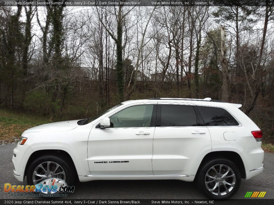 2020 Jeep Grand Cherokee Summit 4x4 Ivory 3-Coat / Dark Sienna Brown/Black Photo #1