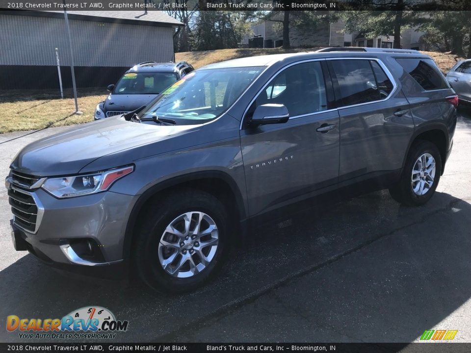 2018 Chevrolet Traverse LT AWD Graphite Metallic / Jet Black Photo #2