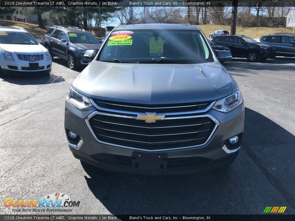 2018 Chevrolet Traverse LT AWD Graphite Metallic / Jet Black Photo #3