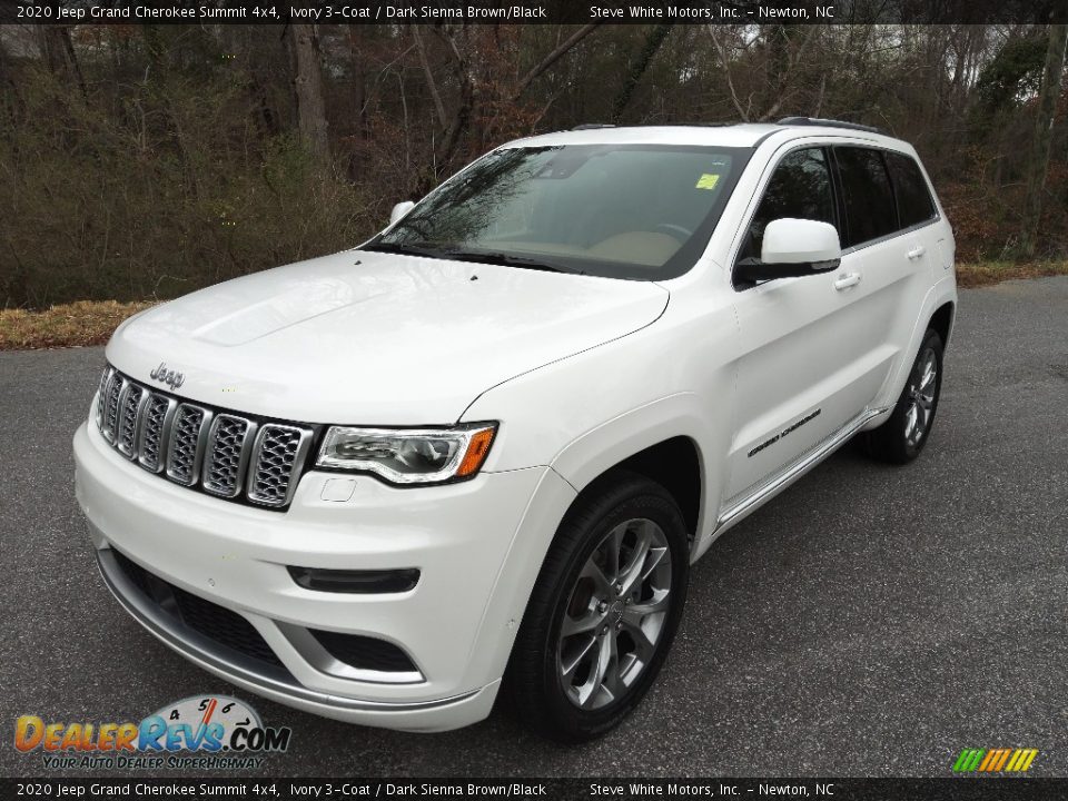 2020 Jeep Grand Cherokee Summit 4x4 Ivory 3-Coat / Dark Sienna Brown/Black Photo #3