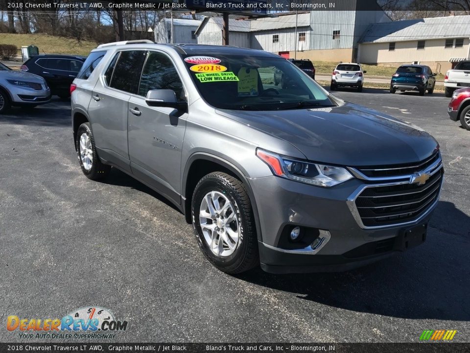 2018 Chevrolet Traverse LT AWD Graphite Metallic / Jet Black Photo #4