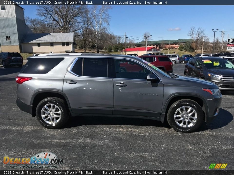 2018 Chevrolet Traverse LT AWD Graphite Metallic / Jet Black Photo #5