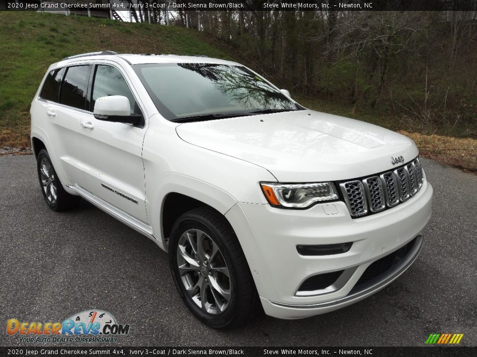 2020 Jeep Grand Cherokee Summit 4x4 Ivory 3-Coat / Dark Sienna Brown/Black Photo #5