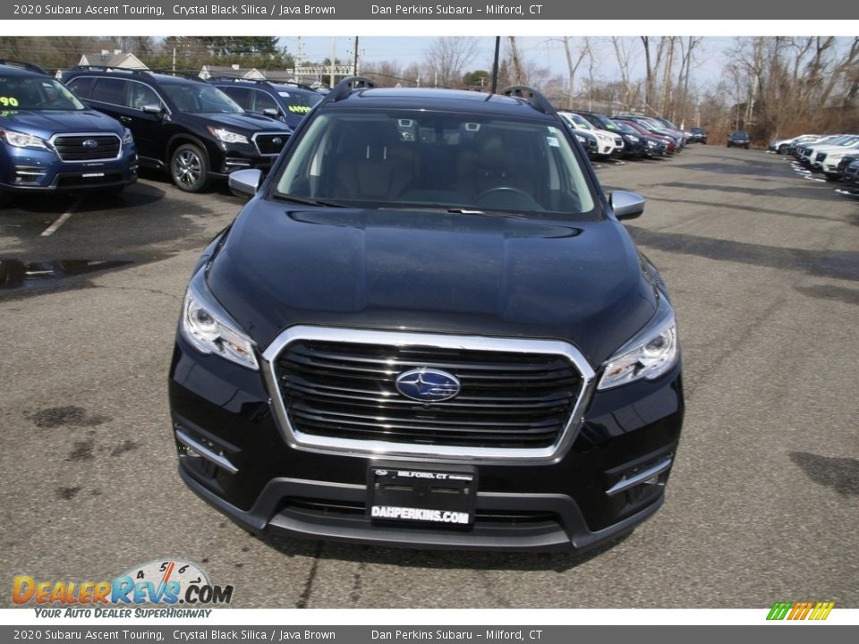 2020 Subaru Ascent Touring Crystal Black Silica / Java Brown Photo #2