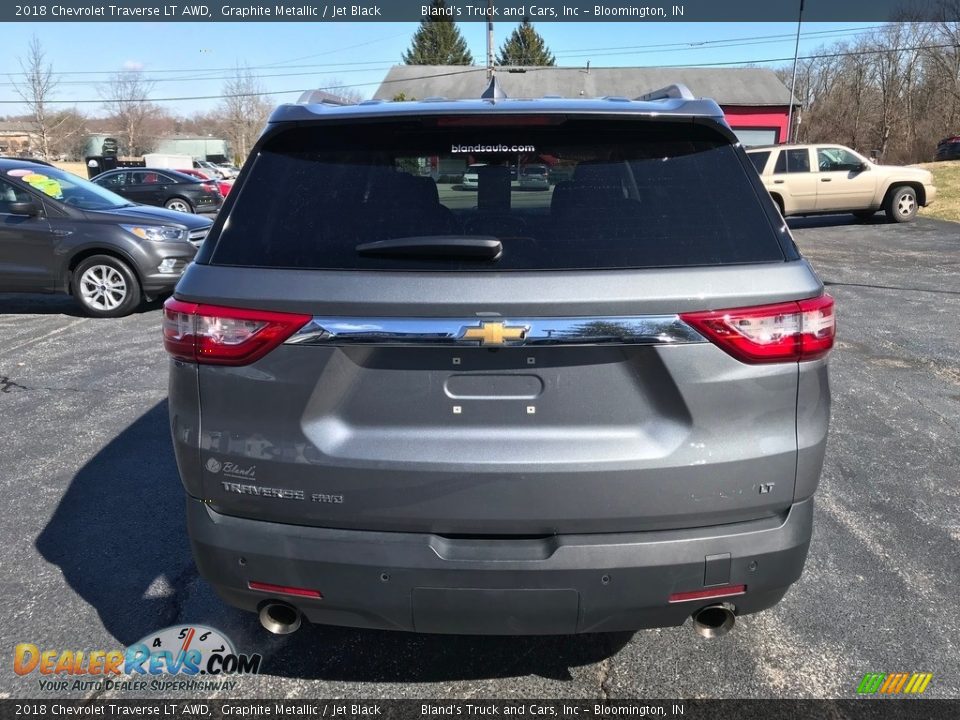 2018 Chevrolet Traverse LT AWD Graphite Metallic / Jet Black Photo #7