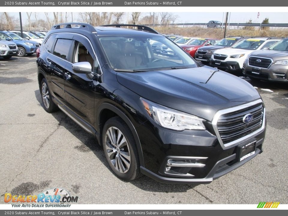 2020 Subaru Ascent Touring Crystal Black Silica / Java Brown Photo #3