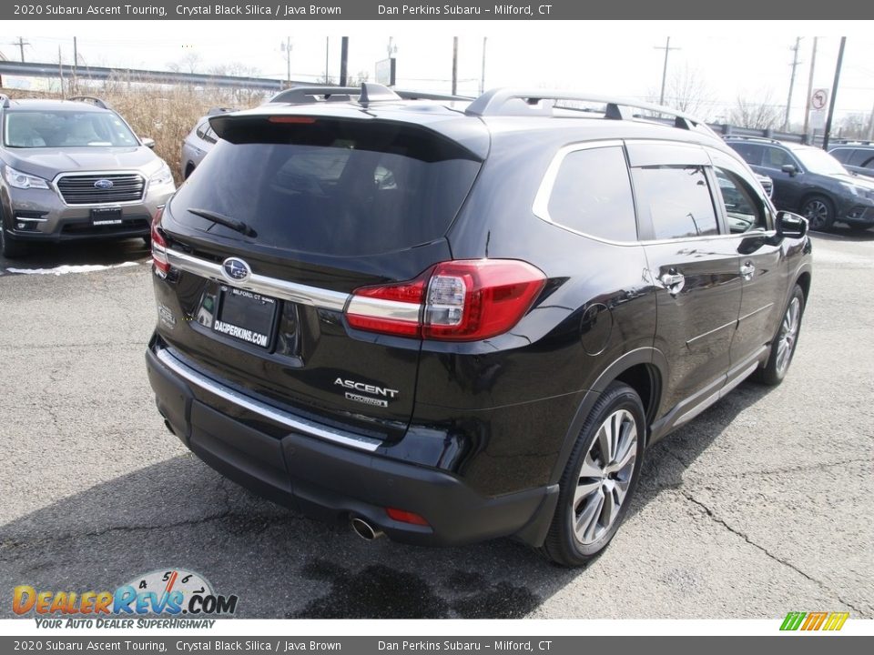 2020 Subaru Ascent Touring Crystal Black Silica / Java Brown Photo #5