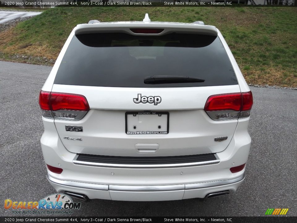 2020 Jeep Grand Cherokee Summit 4x4 Ivory 3-Coat / Dark Sienna Brown/Black Photo #10