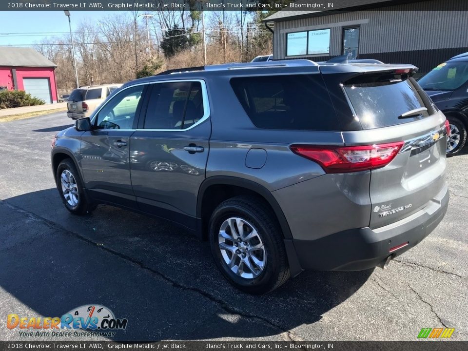 2018 Chevrolet Traverse LT AWD Graphite Metallic / Jet Black Photo #11