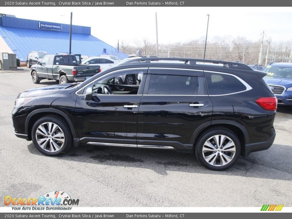 2020 Subaru Ascent Touring Crystal Black Silica / Java Brown Photo #8