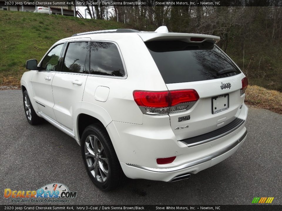 2020 Jeep Grand Cherokee Summit 4x4 Ivory 3-Coat / Dark Sienna Brown/Black Photo #11