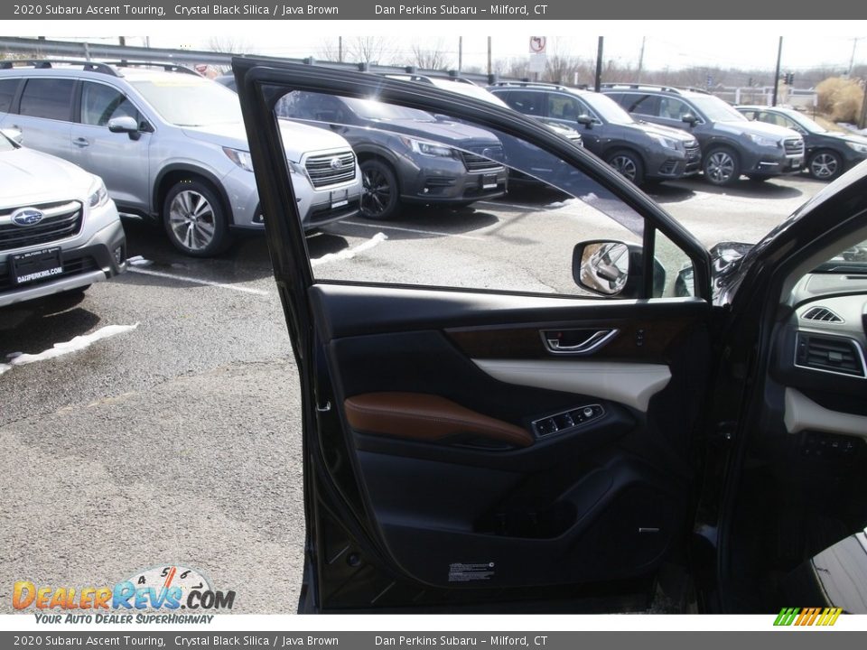 2020 Subaru Ascent Touring Crystal Black Silica / Java Brown Photo #9