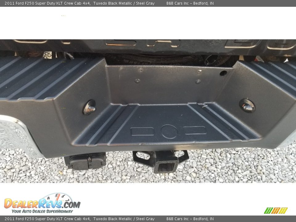 2011 Ford F250 Super Duty XLT Crew Cab 4x4 Tuxedo Black Metallic / Steel Gray Photo #13