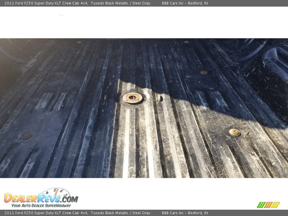 2011 Ford F250 Super Duty XLT Crew Cab 4x4 Tuxedo Black Metallic / Steel Gray Photo #14