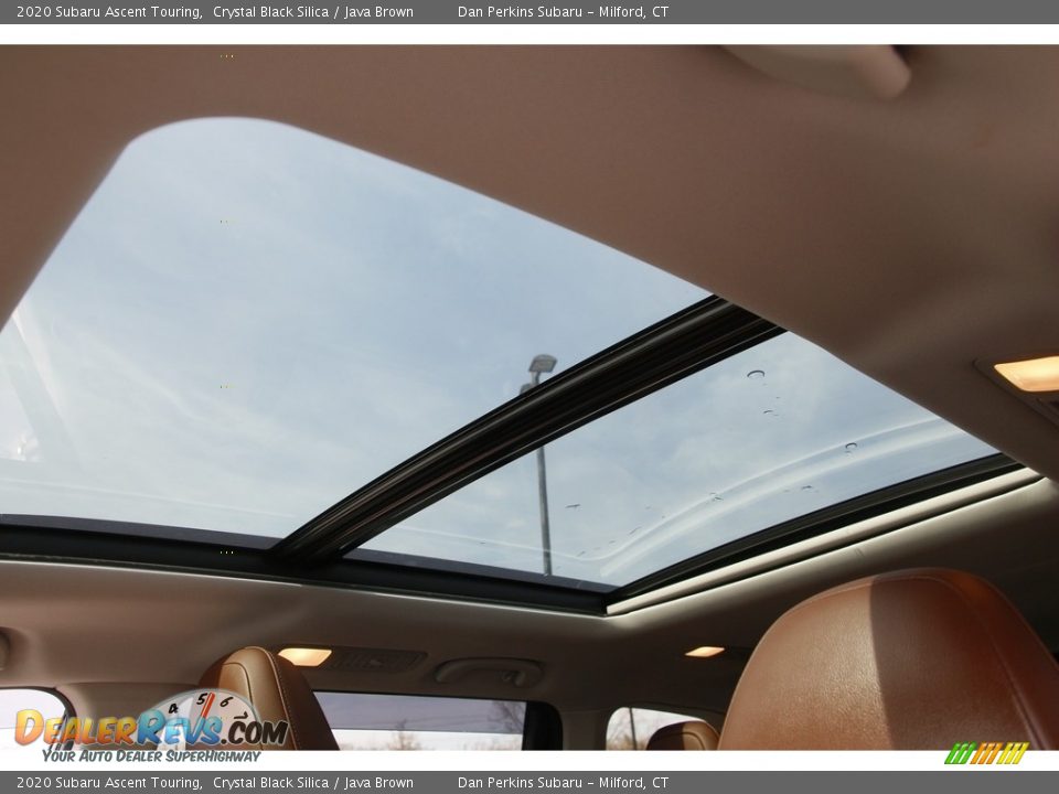 2020 Subaru Ascent Touring Crystal Black Silica / Java Brown Photo #11