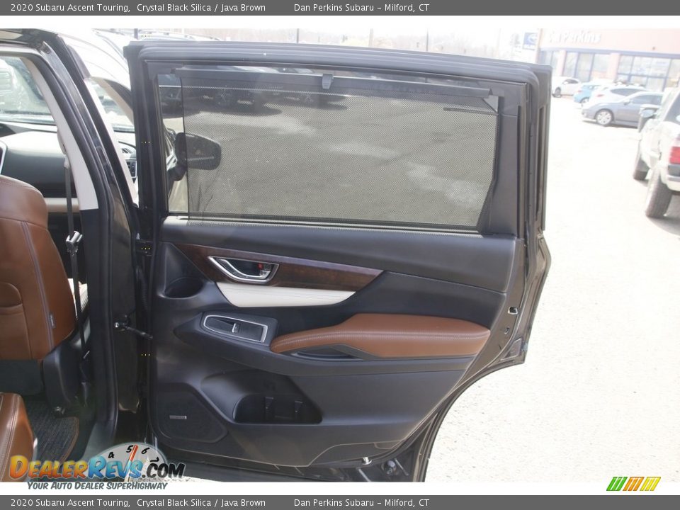 2020 Subaru Ascent Touring Crystal Black Silica / Java Brown Photo #16