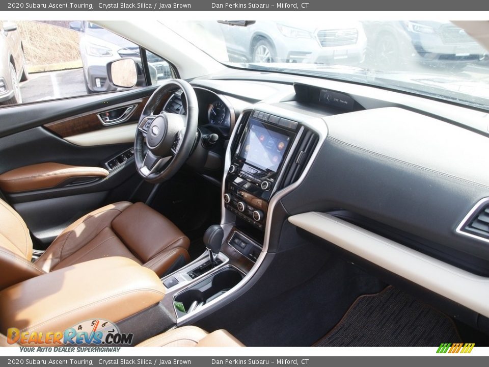 2020 Subaru Ascent Touring Crystal Black Silica / Java Brown Photo #17