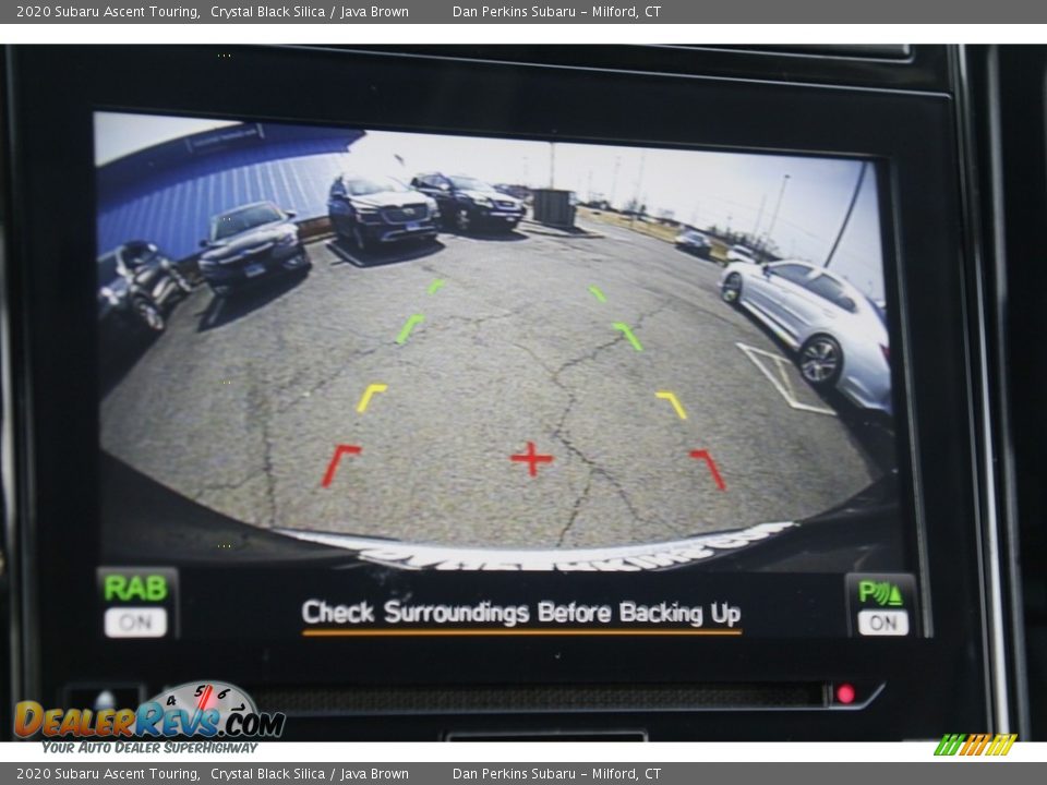2020 Subaru Ascent Touring Crystal Black Silica / Java Brown Photo #24