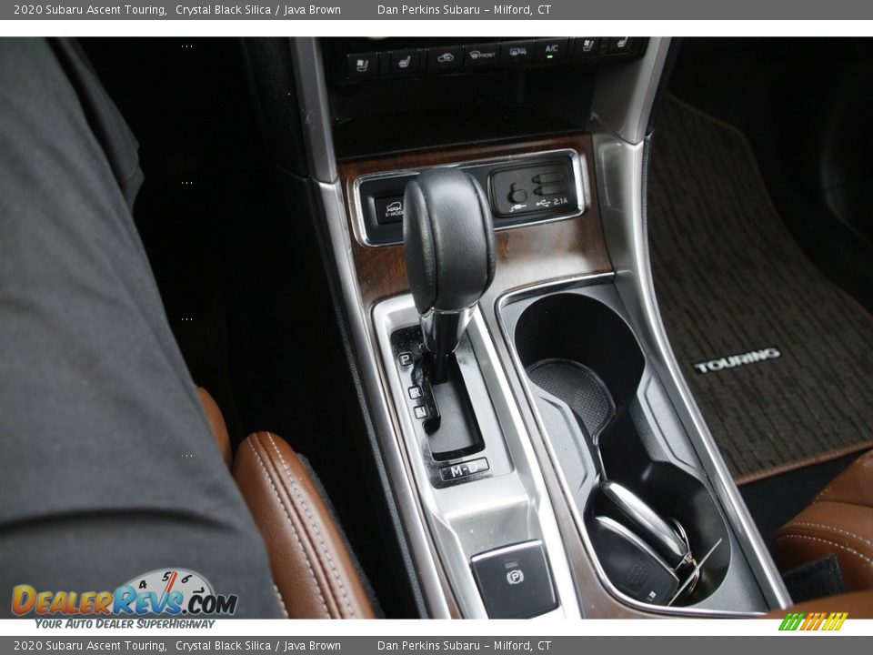 2020 Subaru Ascent Touring Crystal Black Silica / Java Brown Photo #27