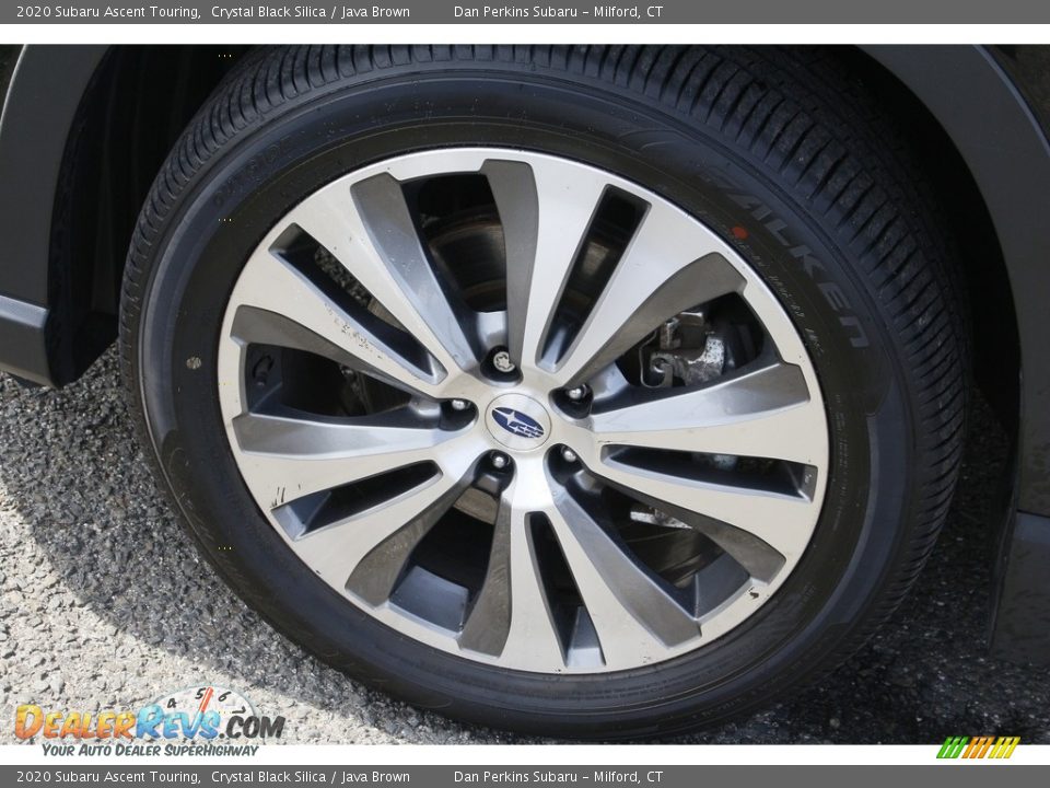 2020 Subaru Ascent Touring Crystal Black Silica / Java Brown Photo #28