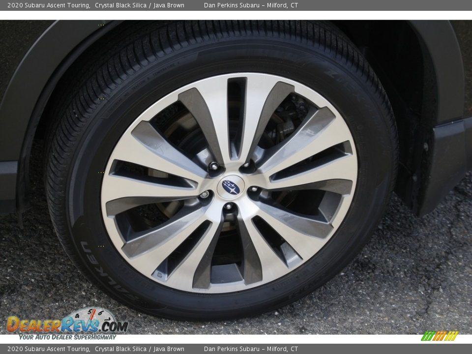 2020 Subaru Ascent Touring Crystal Black Silica / Java Brown Photo #31