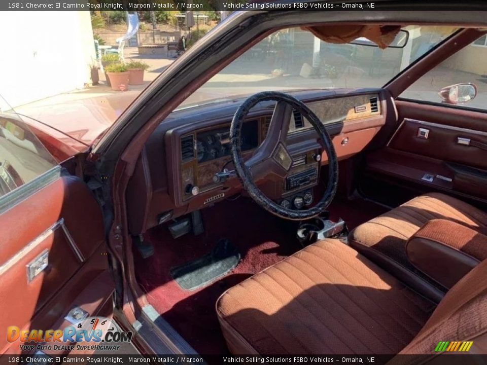 Front Seat of 1981 Chevrolet El Camino Royal Knight Photo #3
