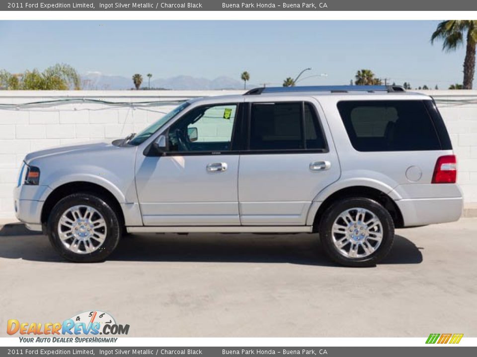 2011 Ford Expedition Limited Ingot Silver Metallic / Charcoal Black Photo #8