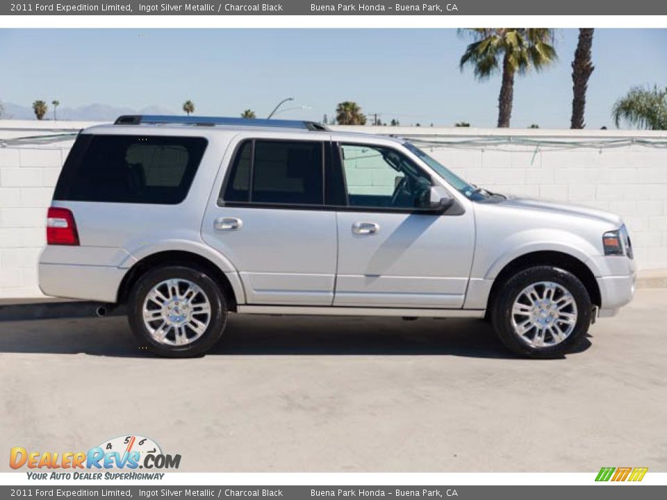 2011 Ford Expedition Limited Ingot Silver Metallic / Charcoal Black Photo #13