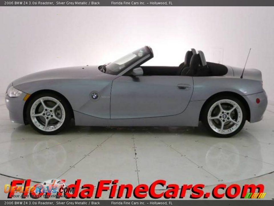 2006 BMW Z4 3.0si Roadster Silver Grey Metallic / Black Photo #3