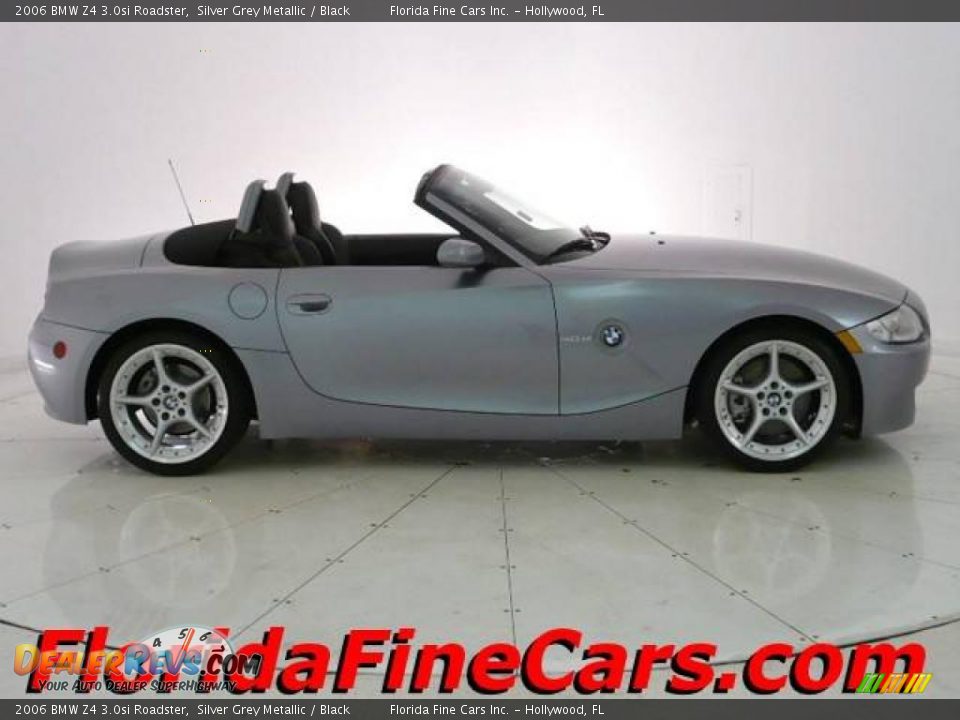 2006 BMW Z4 3.0si Roadster Silver Grey Metallic / Black Photo #4