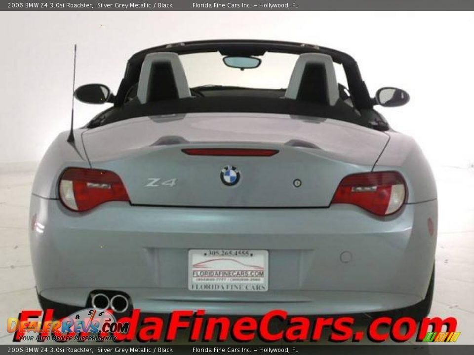 2006 BMW Z4 3.0si Roadster Silver Grey Metallic / Black Photo #6