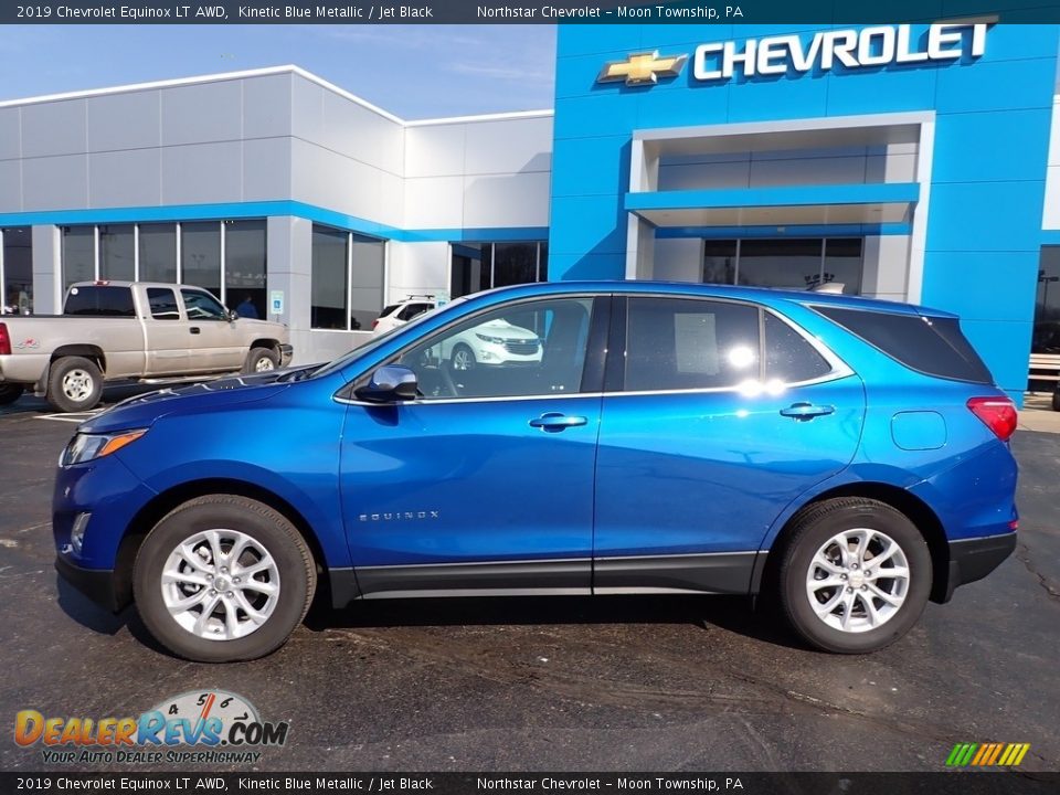 2019 Chevrolet Equinox LT AWD Kinetic Blue Metallic / Jet Black Photo #3