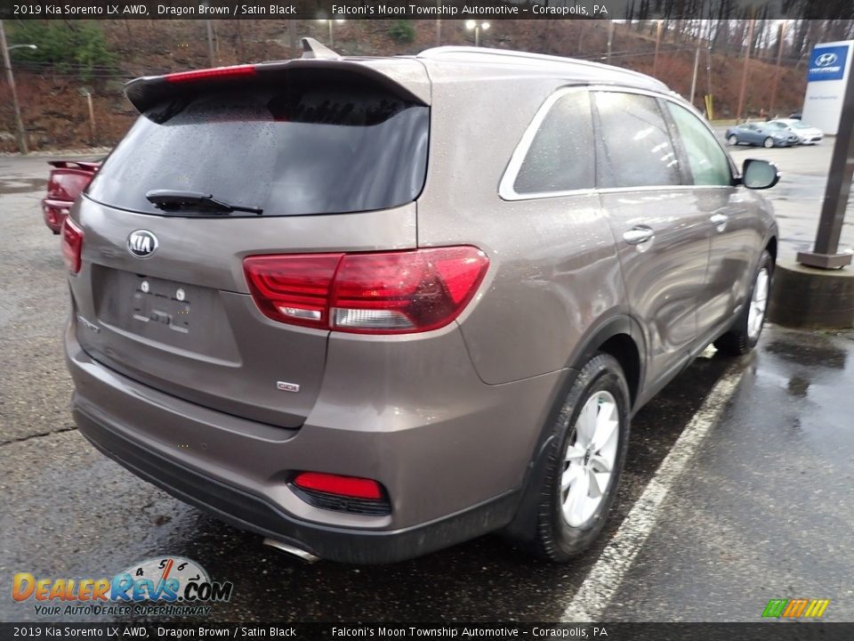 2019 Kia Sorento LX AWD Dragon Brown / Satin Black Photo #4