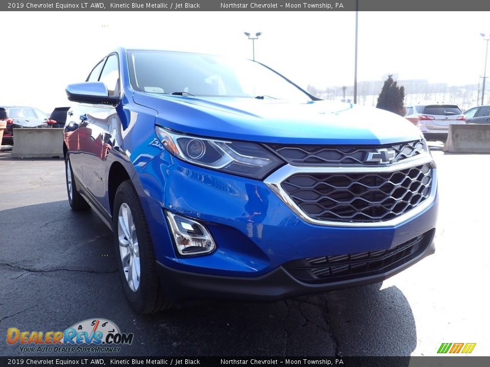 2019 Chevrolet Equinox LT AWD Kinetic Blue Metallic / Jet Black Photo #12