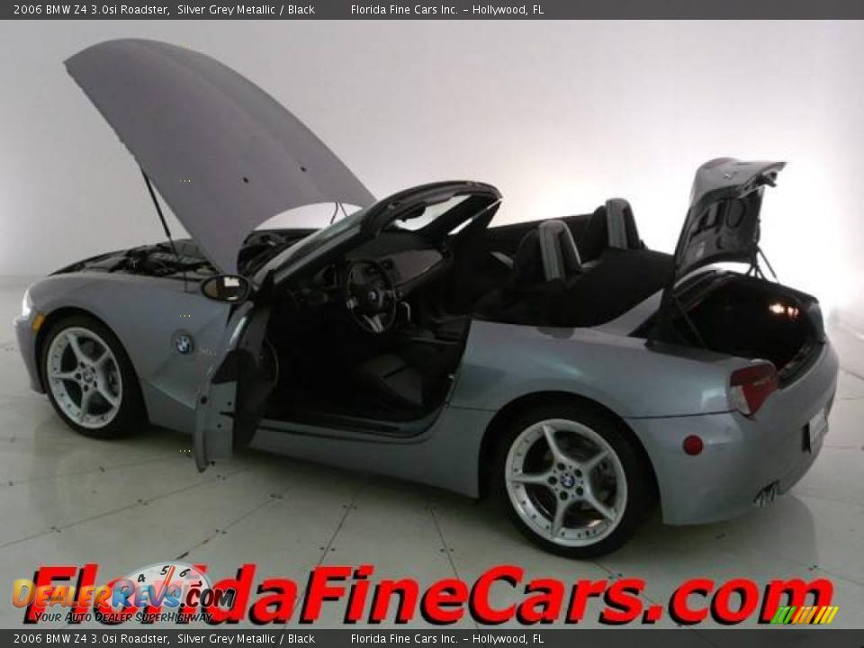 2006 BMW Z4 3.0si Roadster Silver Grey Metallic / Black Photo #8