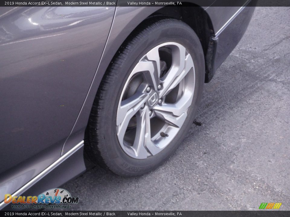 2019 Honda Accord EX-L Sedan Modern Steel Metallic / Black Photo #3