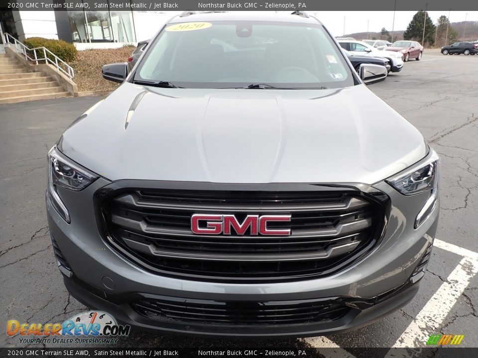 2020 GMC Terrain SLE AWD Satin Steel Metallic / Jet Black Photo #3