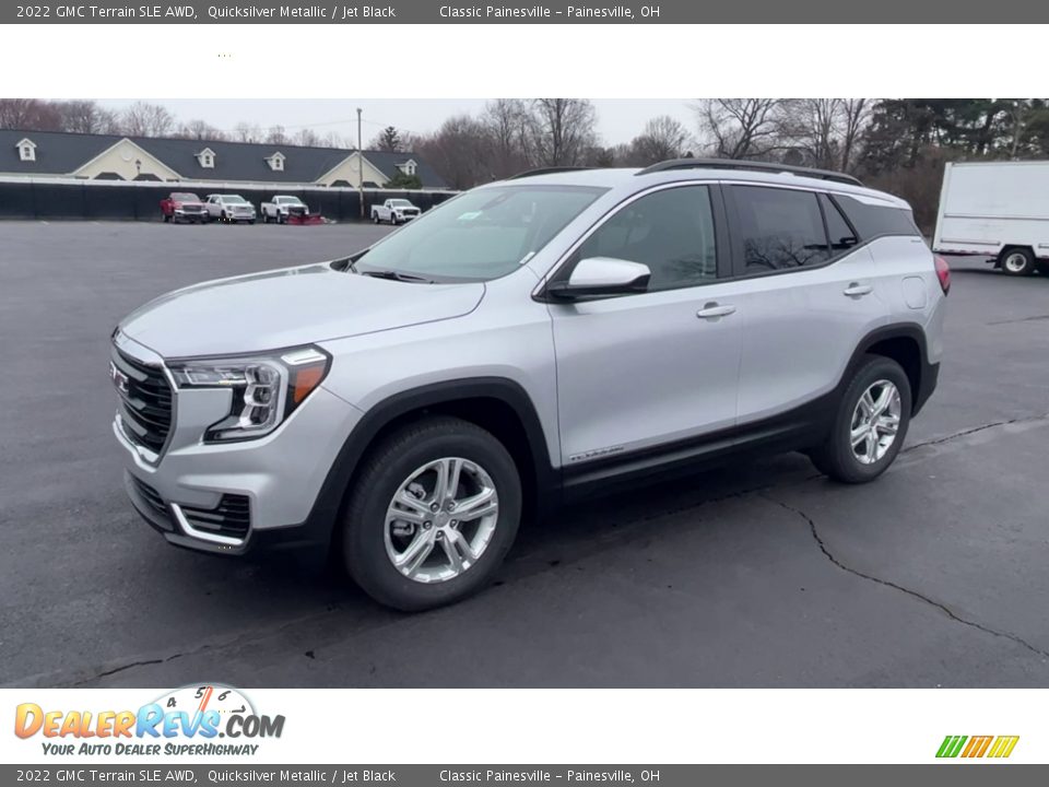 2022 GMC Terrain SLE AWD Quicksilver Metallic / Jet Black Photo #4