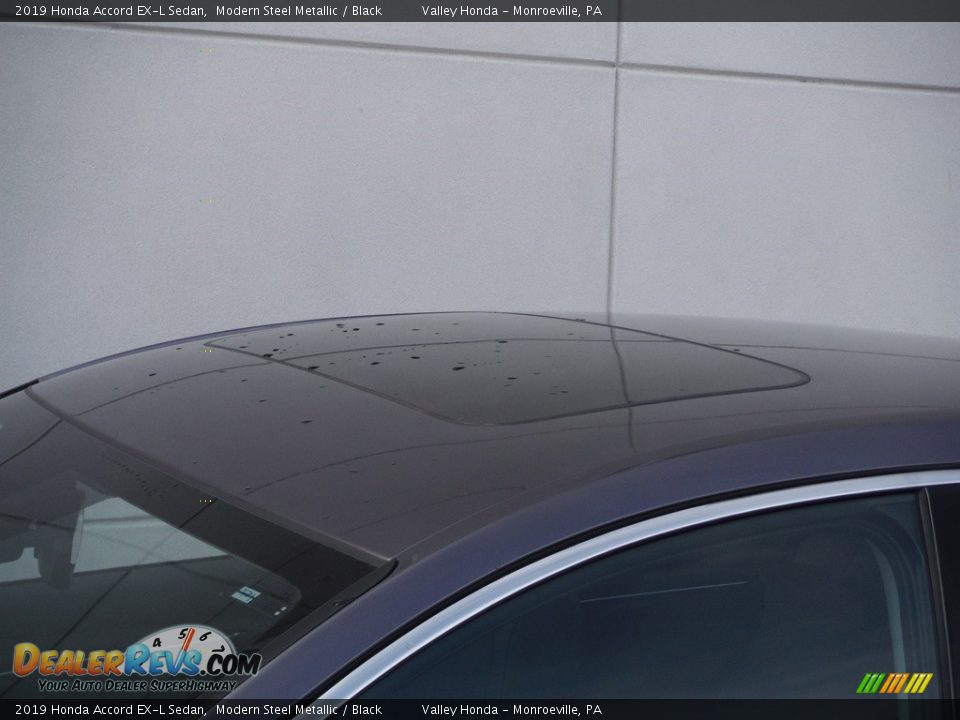 2019 Honda Accord EX-L Sedan Modern Steel Metallic / Black Photo #4