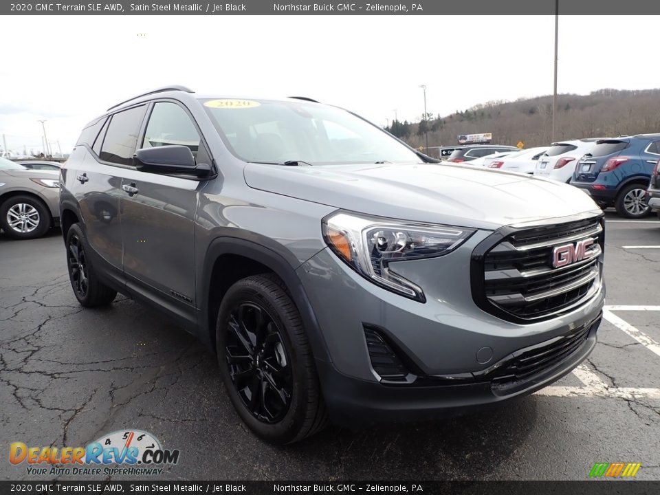 2020 GMC Terrain SLE AWD Satin Steel Metallic / Jet Black Photo #4