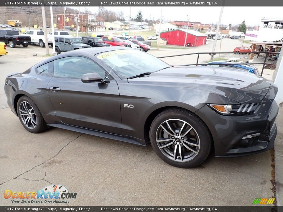 2017 Ford Mustang GT Coupe Magnetic / Ebony Photo #4
