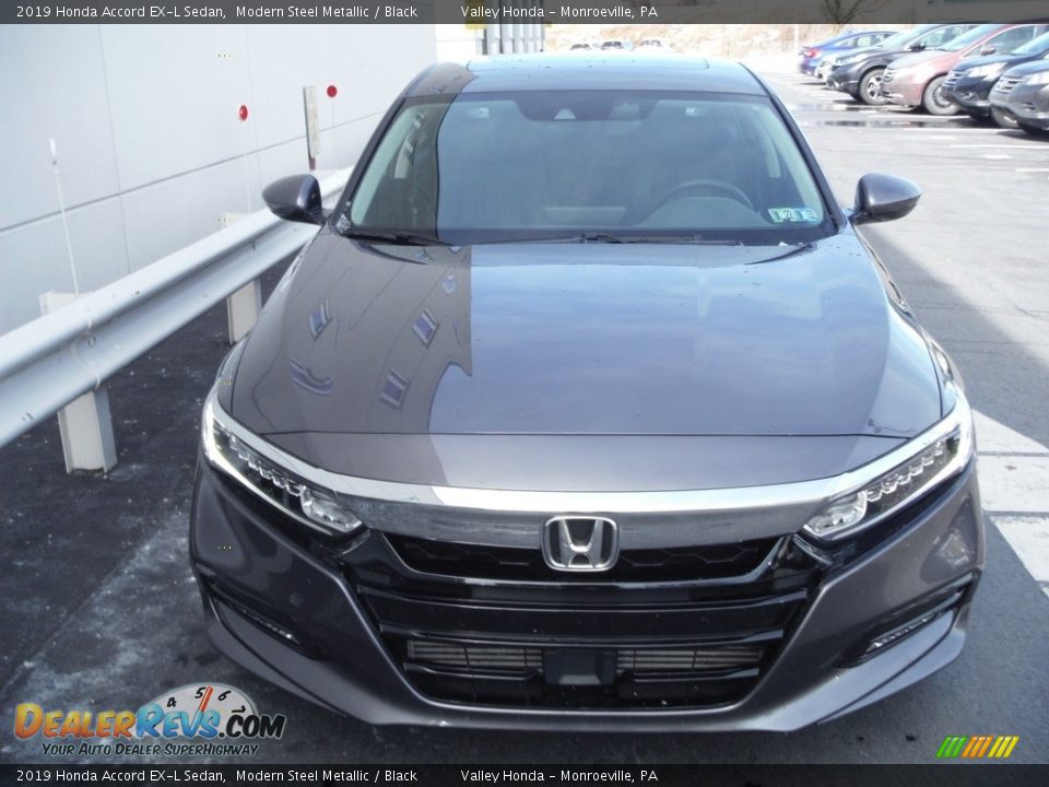 2019 Honda Accord EX-L Sedan Modern Steel Metallic / Black Photo #5