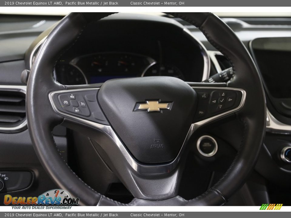 2019 Chevrolet Equinox LT AWD Pacific Blue Metallic / Jet Black Photo #7
