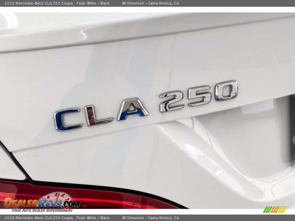 2019 Mercedes-Benz CLA 250 Coupe Polar White / Black Photo #7