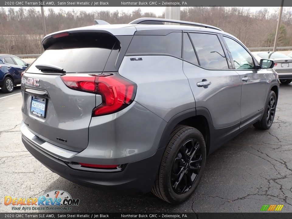 2020 GMC Terrain SLE AWD Satin Steel Metallic / Jet Black Photo #9